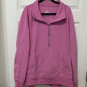 Lululemon Scuba Oversized Funnel-Neck Half Zip Long